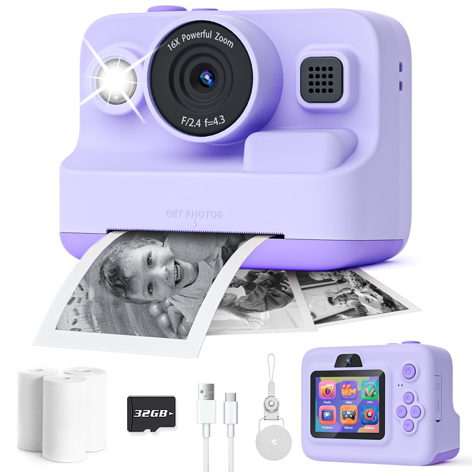 Dylanto Kids Instant Print Camera