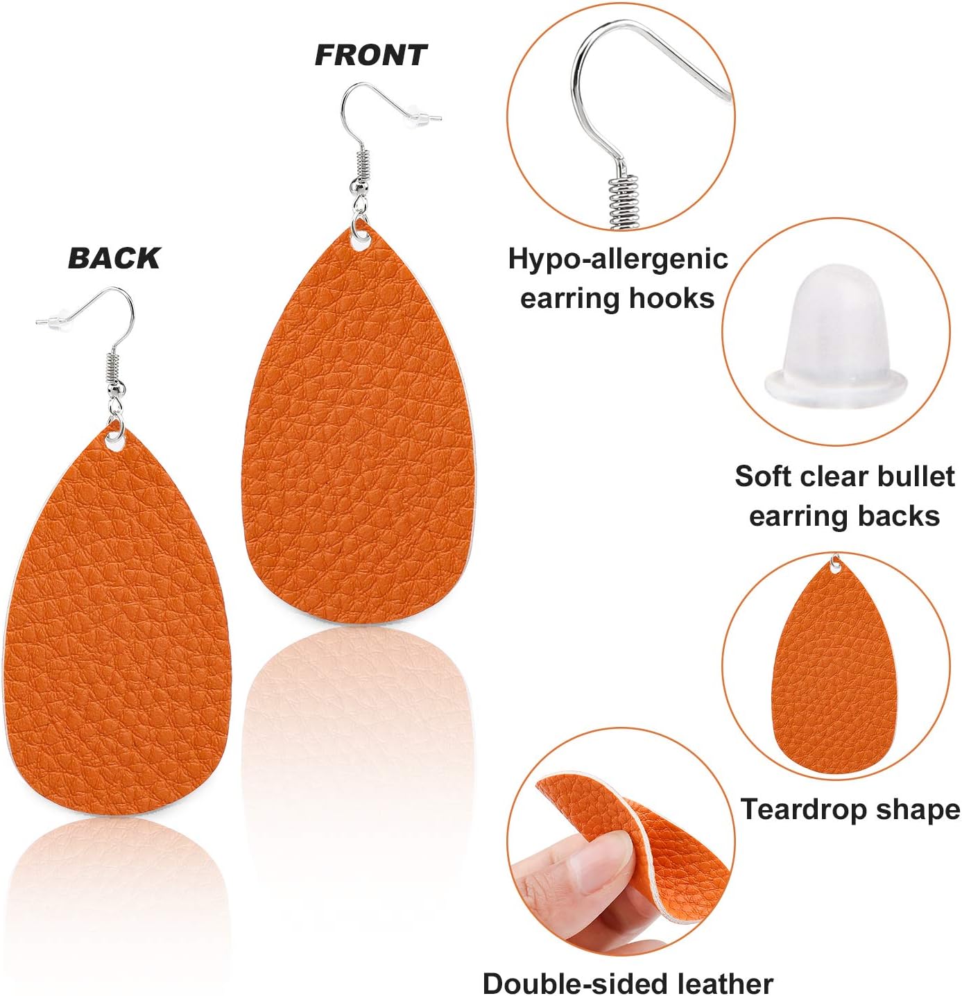 18-32 Pairs Tassel Earrings Set with Colorful Tassel Long Layered Dangle Hoop Tiered Thread Earrings Set for Women Jewelry Fashion and Valentine Birthday Party Gift - Image 3