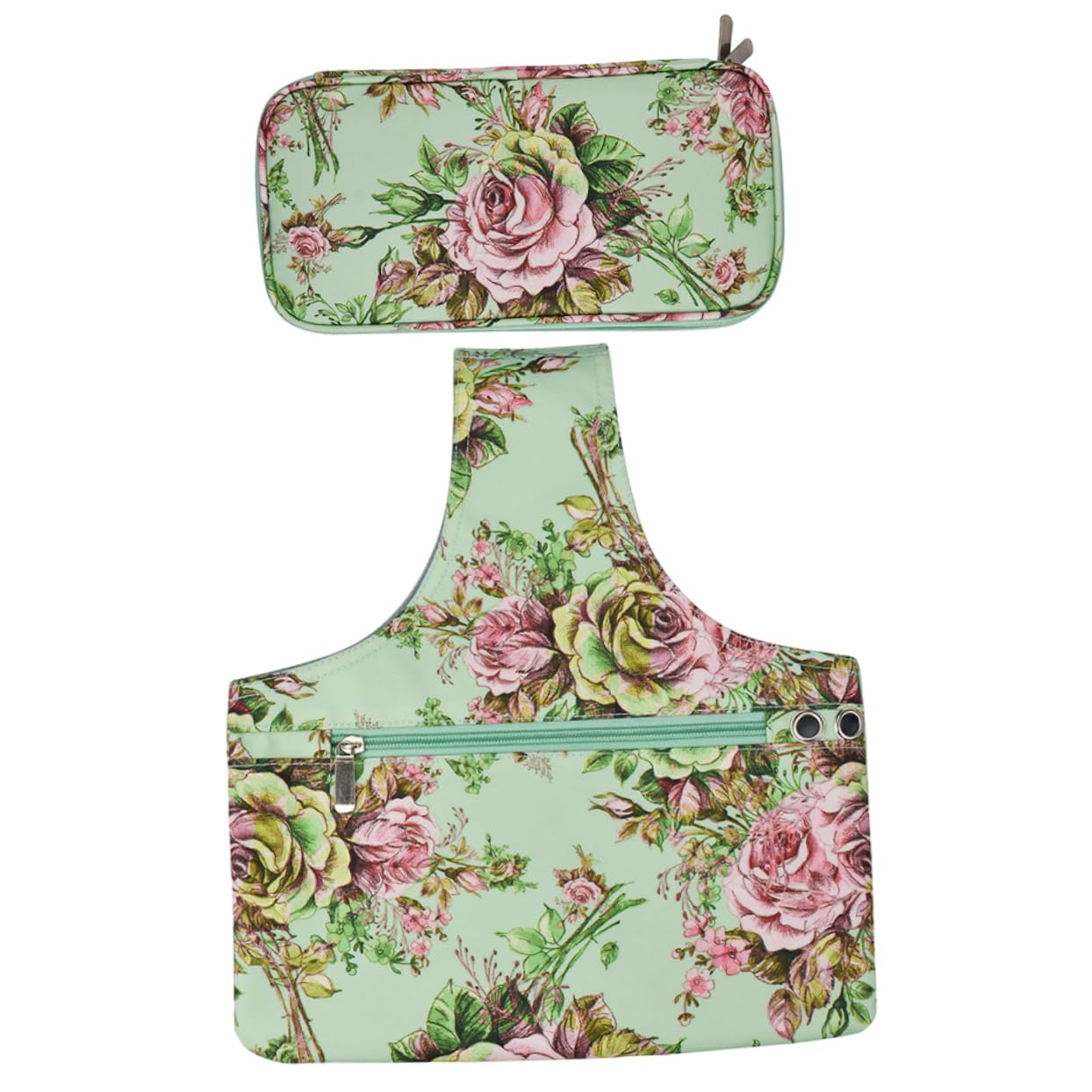 KONTONTY Bolsa de Almacenamiento para Crochet 2 Piezas en Tela Oxford
