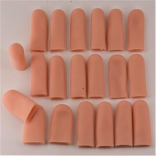 Miniatura 3 de Protectores de dedos [serie GEL-Grip] – [20 paquetes] 16 largos – 4 cortos para pulgares