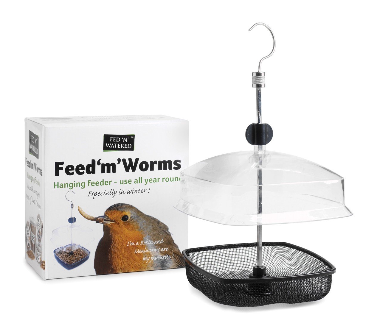 Fed "N" Watered Feed "M" Worms Feeder