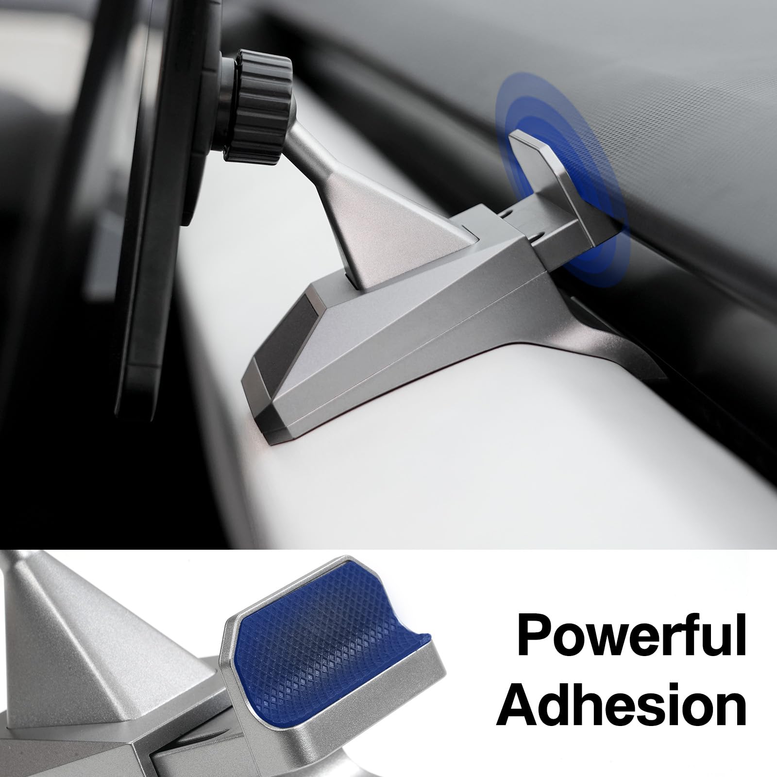 Soporte magnético para teléfono Tesla Cybertruck 2024, soporte ajustable para teléfono para accesorios Cybertruck compatibles con teléfono con anillo magnético