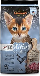 LEONARDO Kitten GF Katzenfutter Kitten, 1,8 kg getreidefreies Trockenfutter für Kätzchen bis 1 Jahr, Alleinfuttermittel mit frischem Geflügel product image