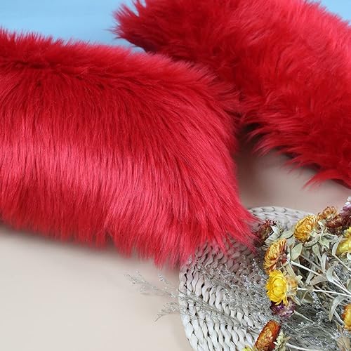 Miniatura 5 de OYIMUA Juego de 2 fundas de almohada decorativas esponjosas de 12 x 20 pulgadas, fundas de almohada de pelo sintético de lujo de granja de lujo,