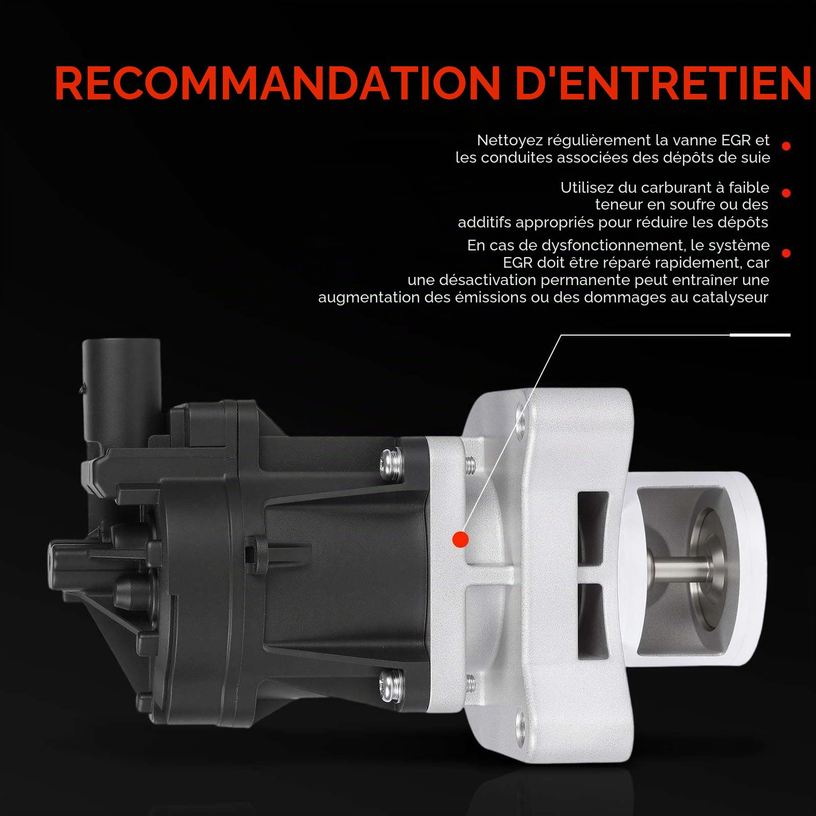 Frankberg Vanne EGR (recirculation des gaz d'échappement) diesel 96868923