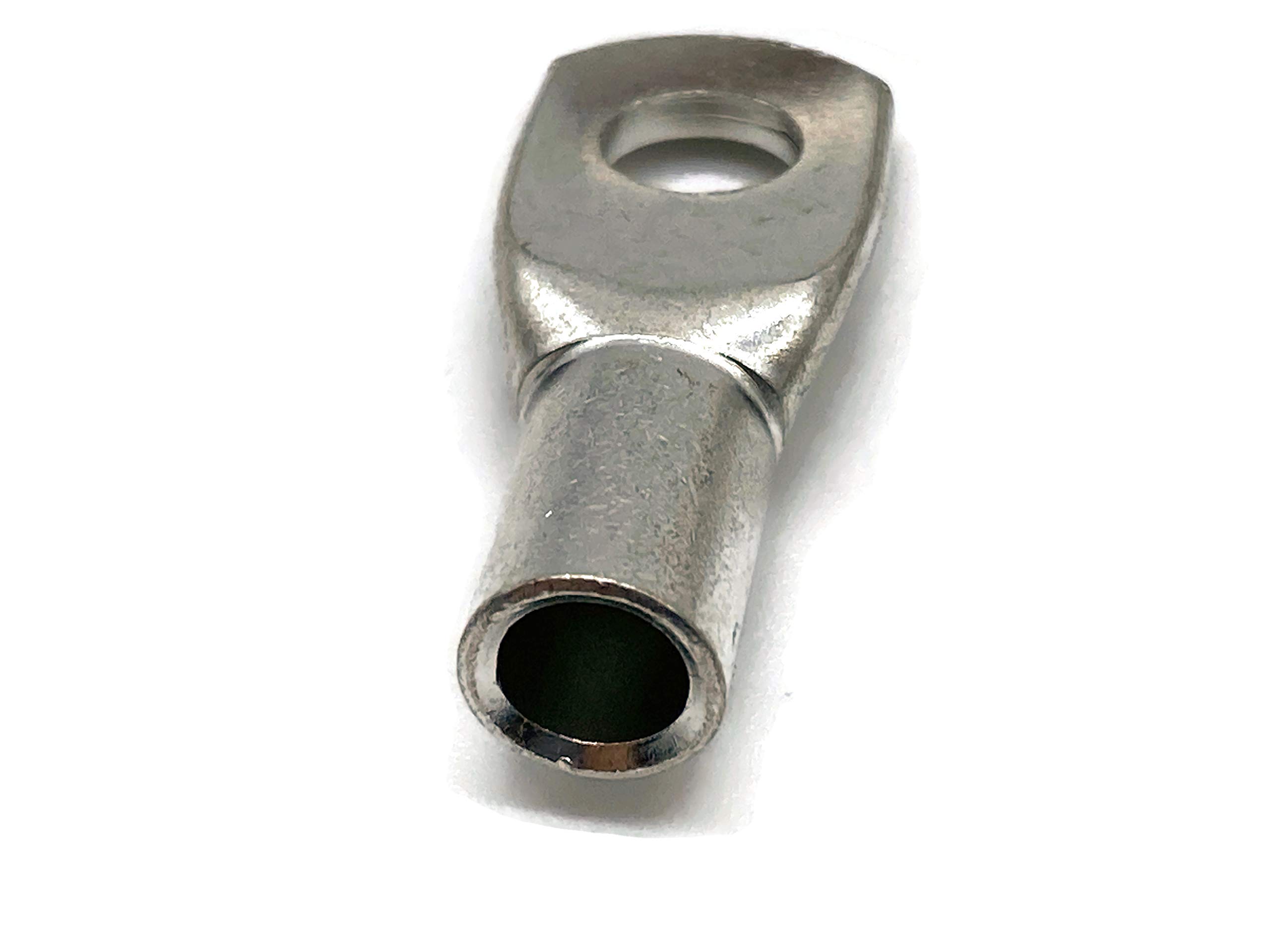 AUPROTEC Lot De 2 Cosses De Câble Tubulaires 25 Mm² - Diamètre Du Trou M8 - Connecteurs De Câble SC Non Isolés En Cuivre étamé