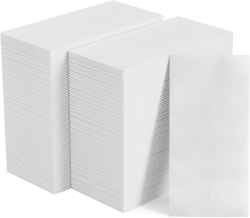 Paquete de 420 toallas de mano desechables para baño, toallas de papel suaves y absorbentes, desechables, decorativas, para cocina, fiestas, bodas,