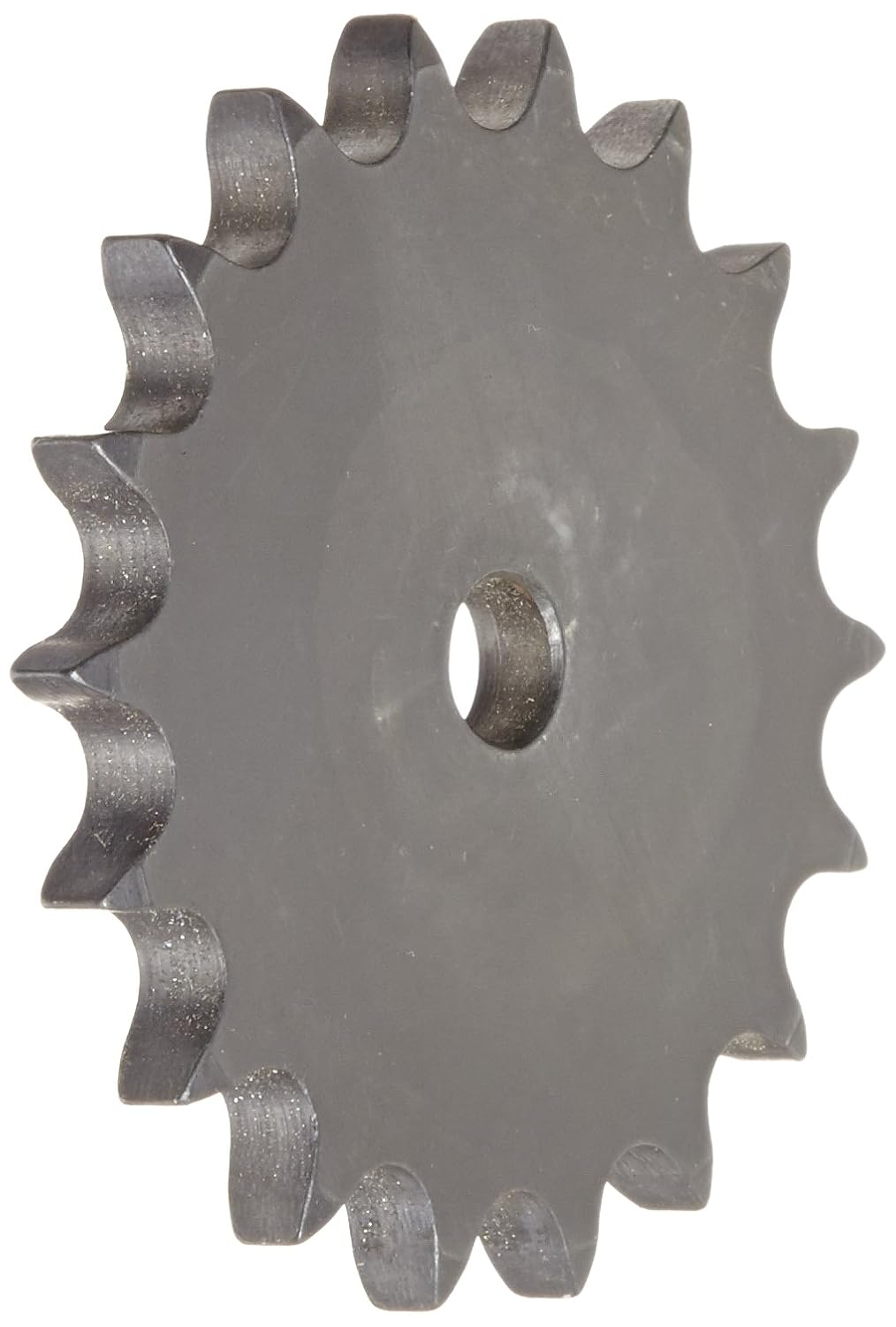 Martin Roller Chain Sprocket, Reboreable, Type A Hub, Single Strand, 08B Chain Size, 12.7mm Pitch, 18 Teeth, 10mm Bore Dia., 79.65mm OD, 7.37mm Width