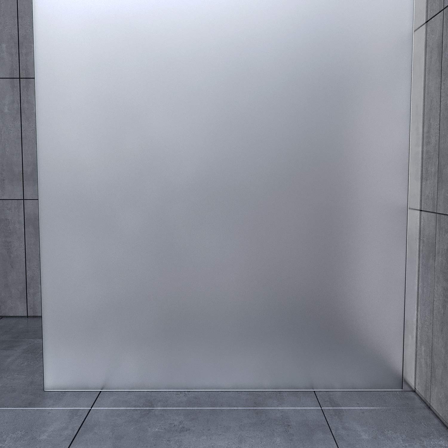 ELEGANT 90 x 200 cm Prysznic Walk-In ze stabilizatorem z 8 mm w pełni satynowanego szkła z nanopowłoką