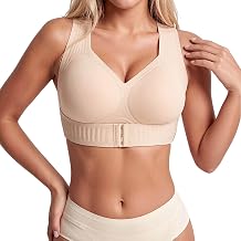 Posture Corrector Bra Womens Front Closure Wireless Posture Support Bra