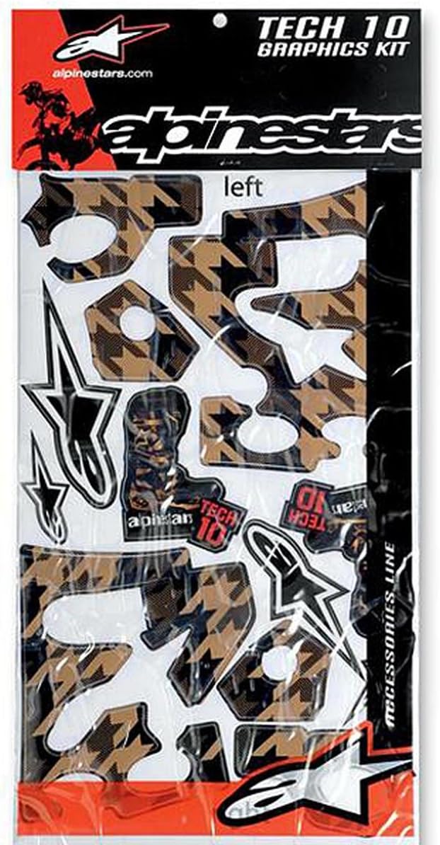 ALPINESTARS STICKER KIT T10 B/G S/M - 665109-59-SM