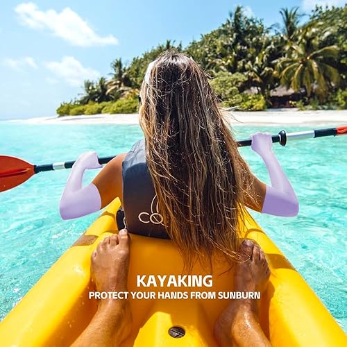 Miniatura 9 de MOUNT TEC Guantes de protección UV, manga de brazo, manga de codo, cubierta de tatuaje manga de compresión para cubrir brazos completos