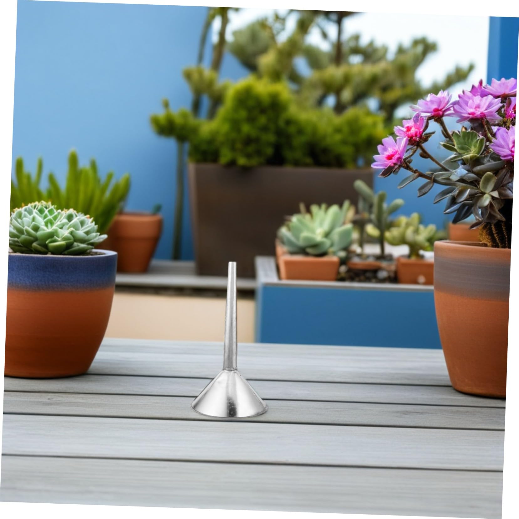 Ugello per Irrigazione da Giardino in Acciaio Inox Argento | Distribuzione Uniforme Dell'acqua, Struttura Rinforzata, per Aiuole e Piante in Esterno o Casa