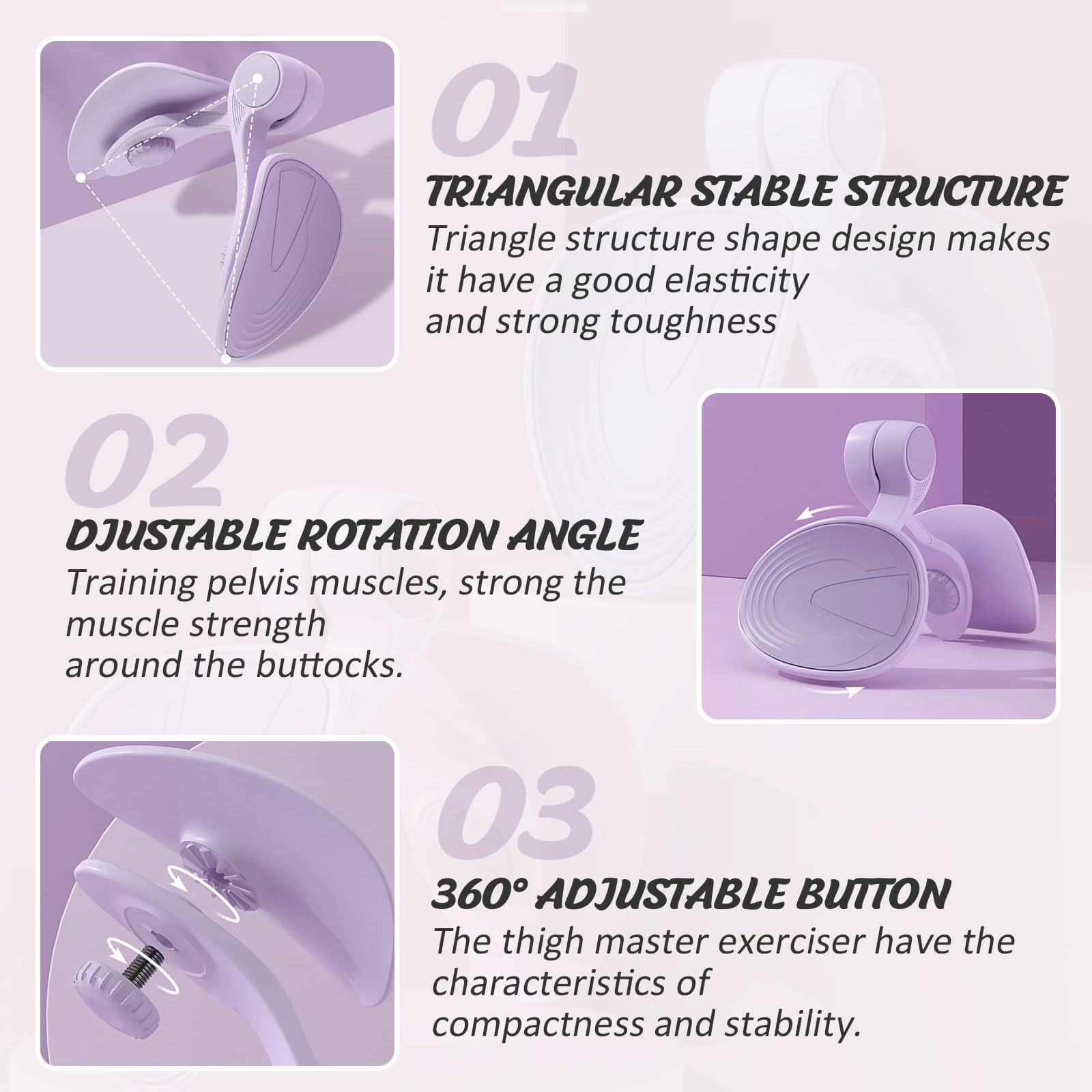 LeapBeast Hip Trainer Exerciseur, Entraîneur de Muscle pelvien, Entraîneur Intérieur de Cuisse ​pour Fesses/Correction De Muscle Pelvien Serrage/entraînement Post-Partum