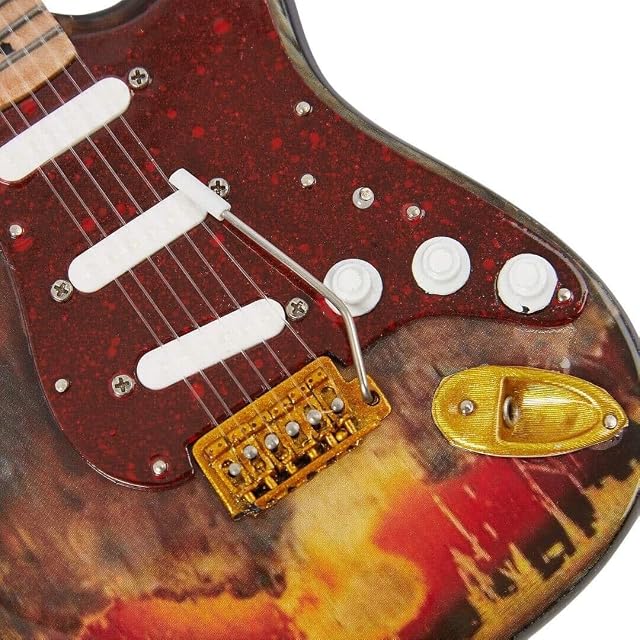 Foto 3 de 5 de Jimi Hendrix: Burnt Replica Guitarra - Réplica de guitarra en miniatura - Regalos musicales