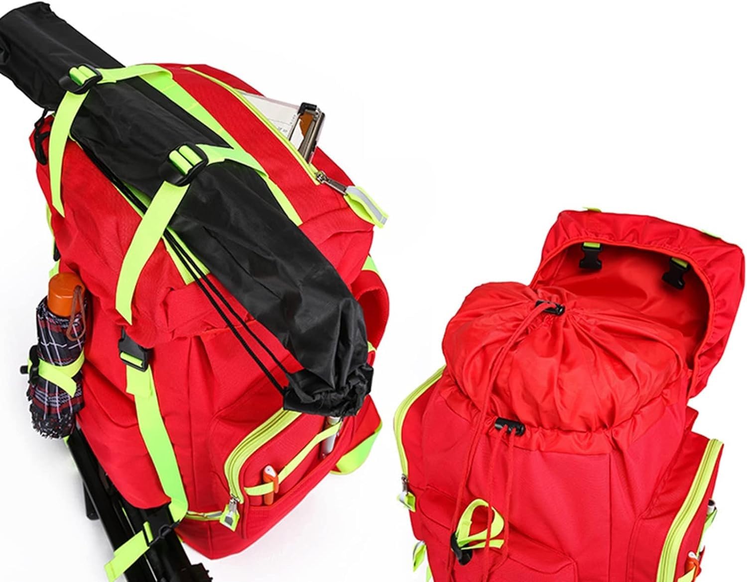 Borsa per il primo soccorritore Zaino per il trauma vuoto, borsa per il primo soccorso EMS/EMT Zaino medico multitasche impermeabile per i professionisti della prevenzione e dell'outdoor.
