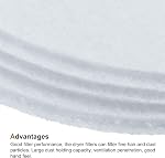 MECCANIXITY Universal Cloth Dryer Exhaust Filter, Cotton 235x31mm White for Clothes Dryer Filter Replacement Pack of 6