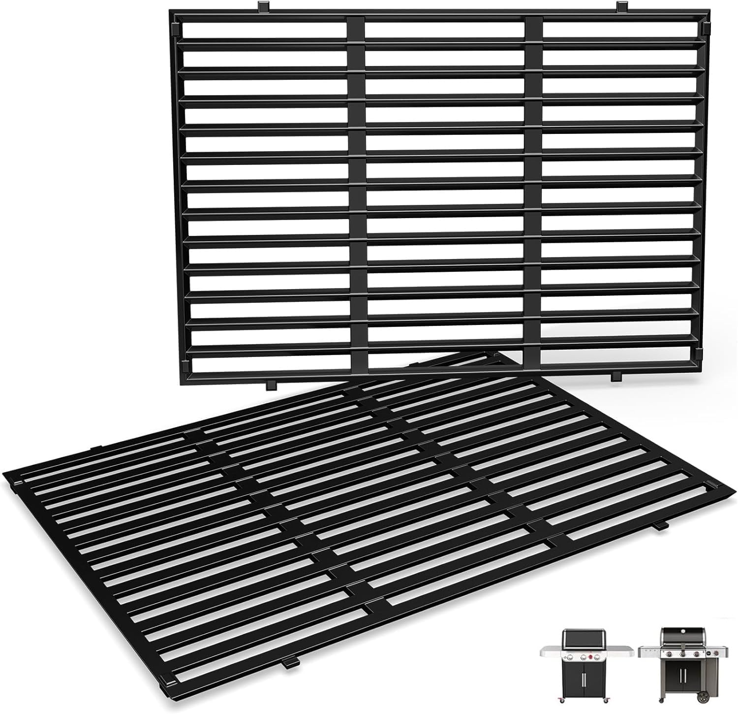 Grilles de cuisson en fonte durable pour Weber Genesis II 310