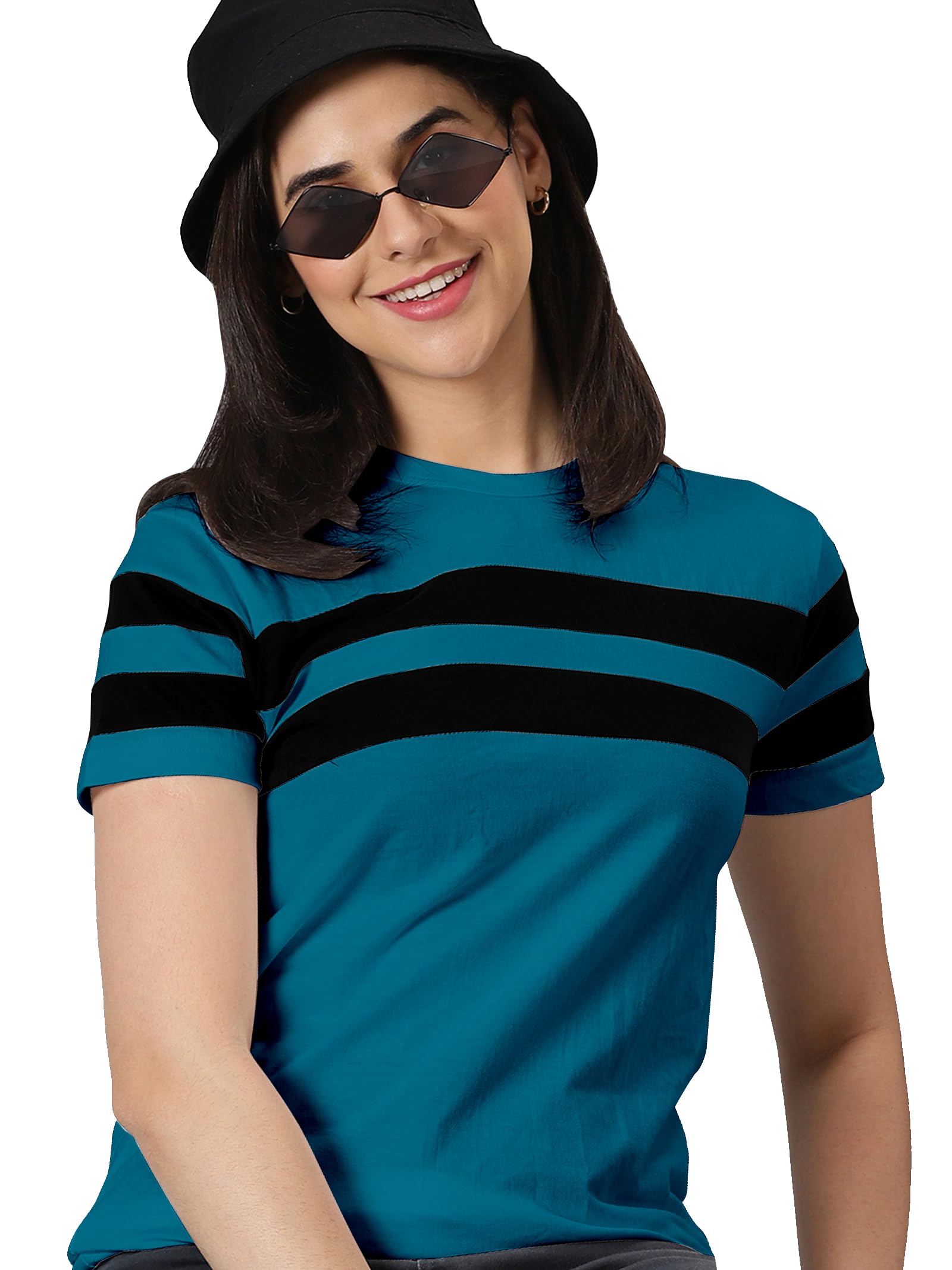 AUSK Women Regular Fit T-Shirt || Tshirt for Womens || Half Sleeve T Shirt for Female