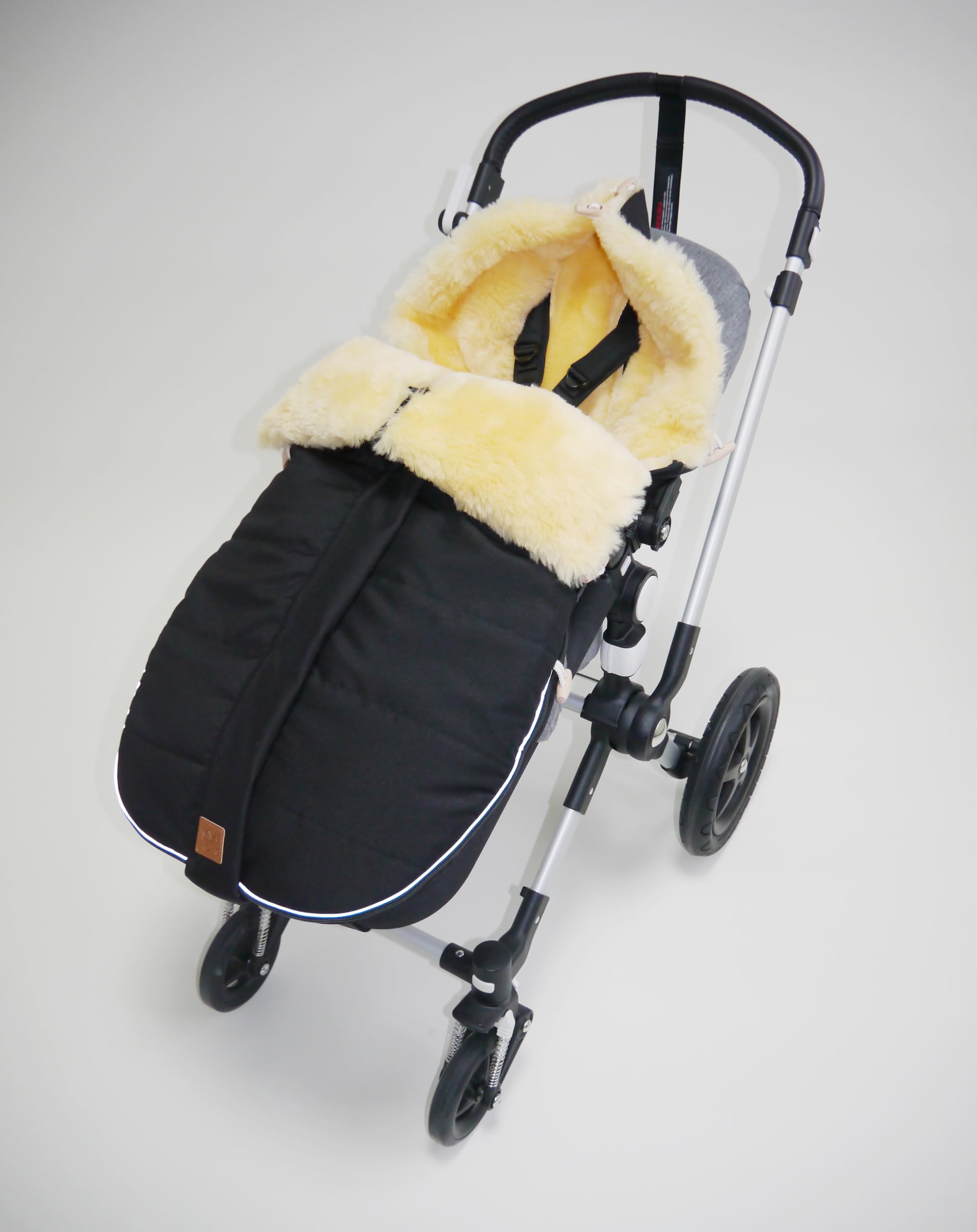 Kaiser 6540825 ALLEX - Saco para cochecito de bebé, color negro