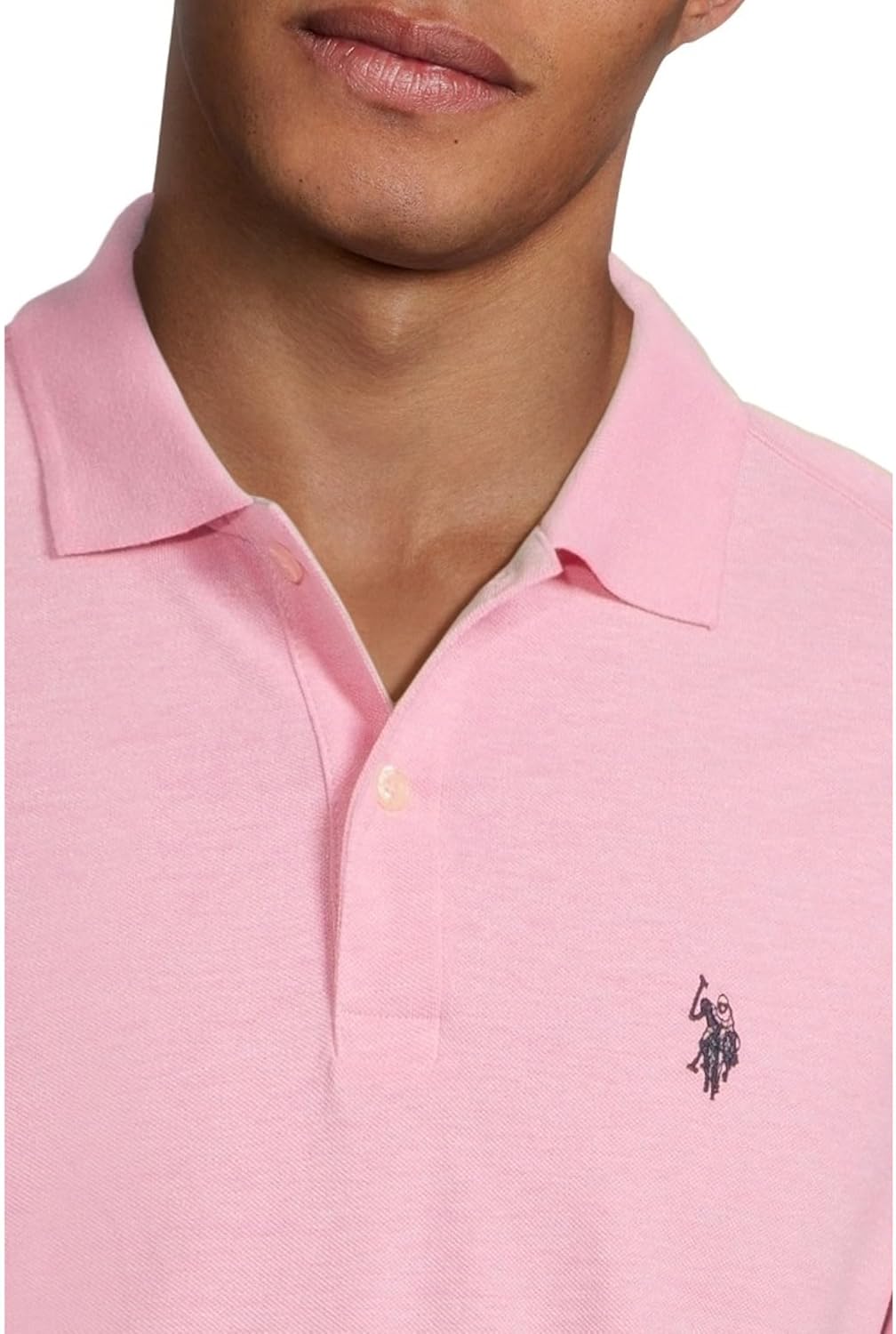U.S. Polo Assn. Mens Slim Fit Solid Pique Polo Shirt - Image 4