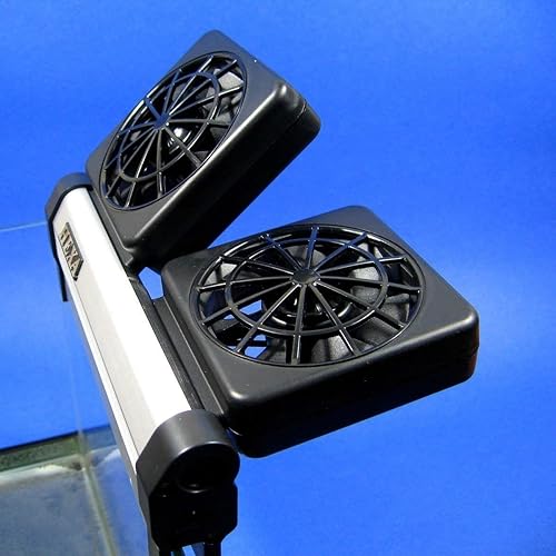 Ventilador de enfriamiento para acuario ColdWind 2 Ventilador 51.5CFM - Enfriador para plantas acuáticas pecera
