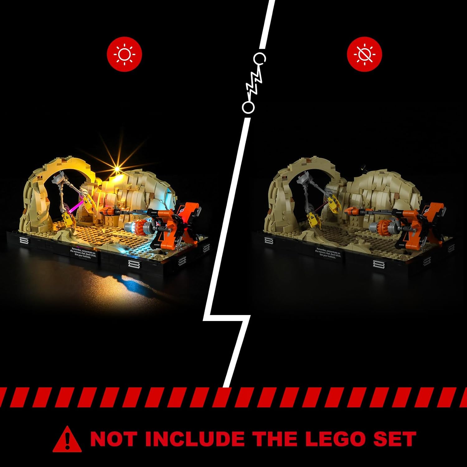 BRIKSMAX Led Lighting Kit for Lego-75380 Mos ESPA Podrace Diorama - Compatible with Lego Star Wars Building Set- Not Include Lego Set