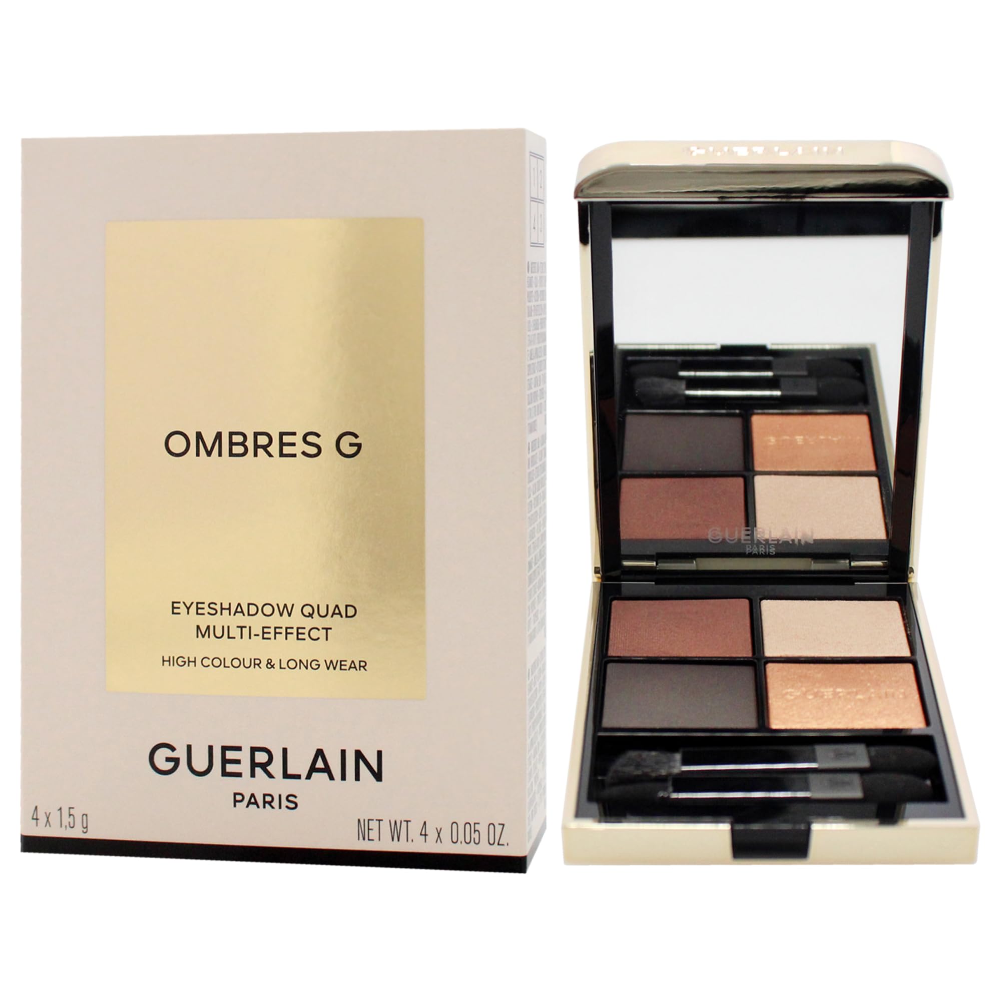 Ombres G Eyeshadow Quad - 940 Royal Jungle by Guerlain for Women - 0.2 oz Eye Shadow, Cranberry, 5.71 g (Pack of 1) - Image 4