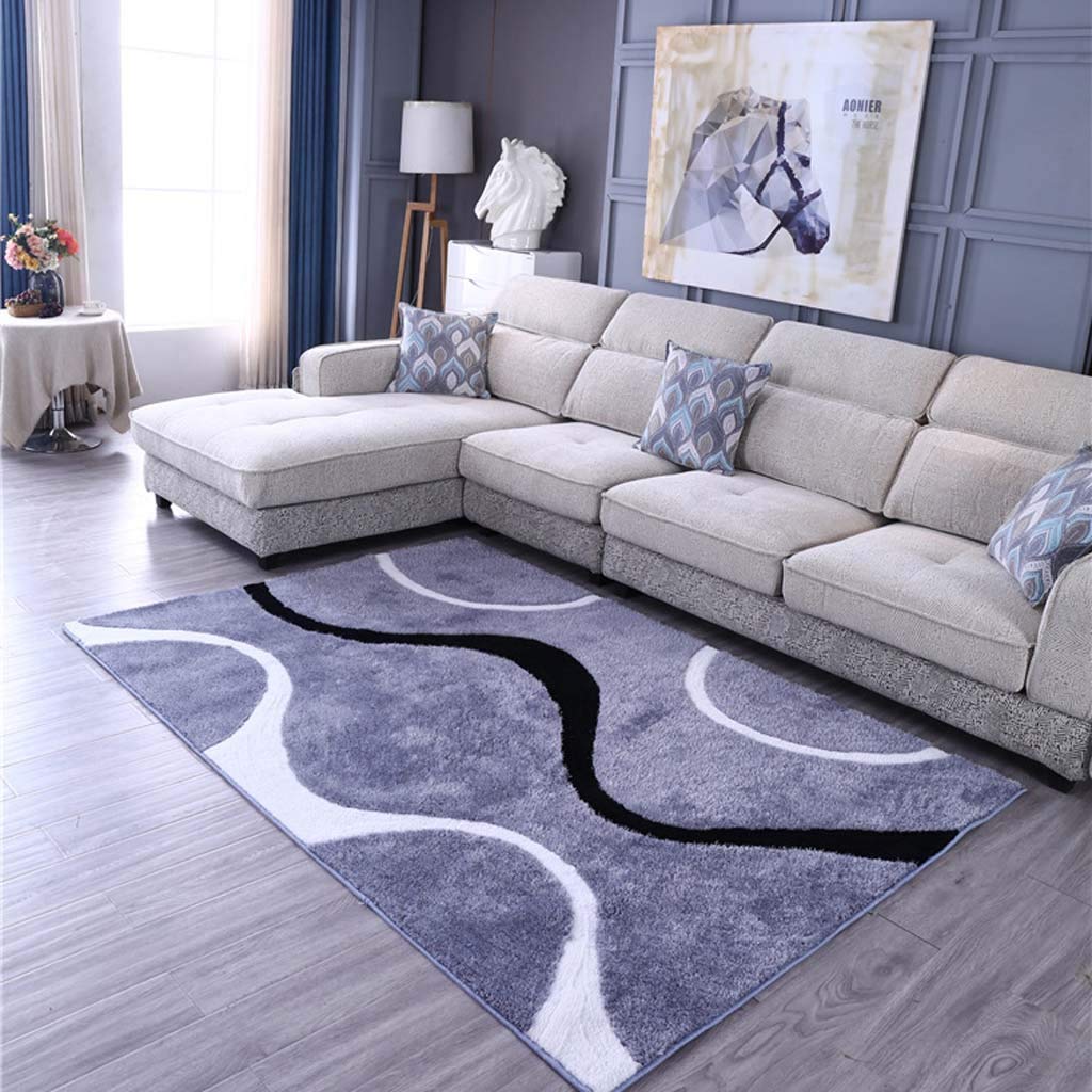 Tapis moquette de salon de soie stretch brillante et couverture de sol antidérapante 1.2x1.7m