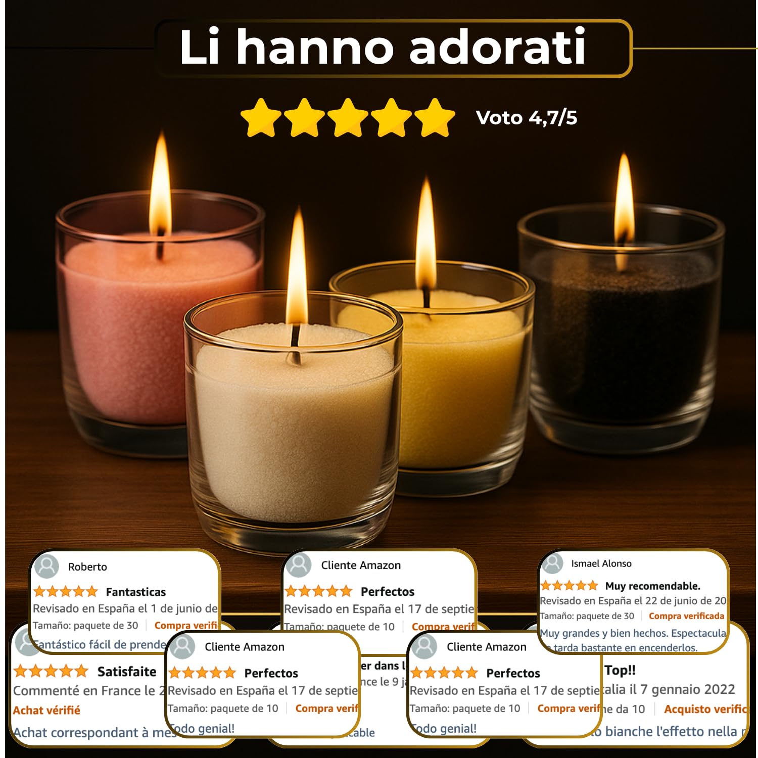 Cera per Candele in Sabbia 1kg 20 Stoppini Profumo Gelsomino Sand Wax Ecologica e Riutilizzabile | Facile Creazione | Granelli di Cera Vegetale | Perfetto per DIY Candele Artigianali