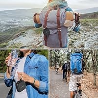 Vista 7 de Estuche de viaje duro para micrófono, estuche de micrófono Lavalier inalámbrico con 3 ranuras para micrófono de solapa con clip para micrófono