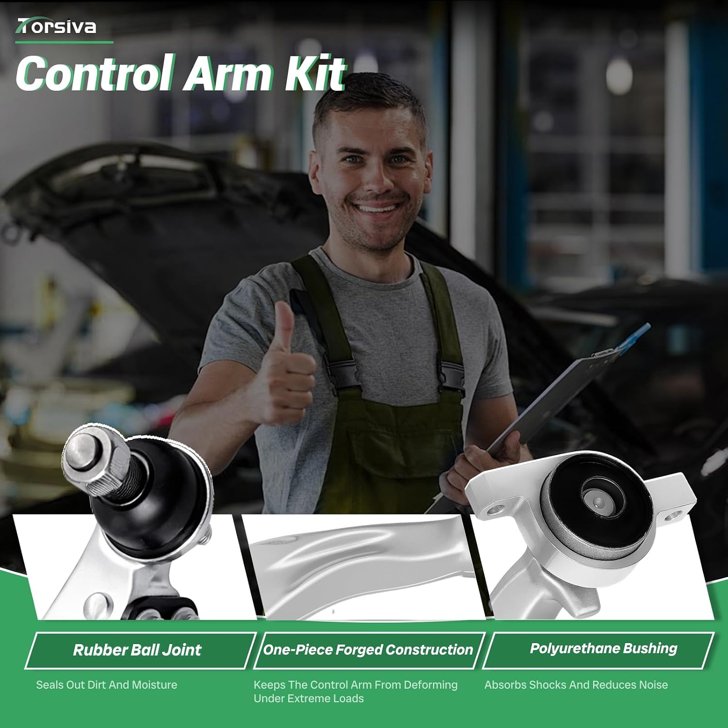 4PC Front Left Right Lower Control Arm Stabilizer Sway Bar End Link Compatible With Fit for EX35 2008 2009 2010, EX37 2013, G37 2009 2010 2011 2012 2013 Replace OE# CMS301111 CMS301112 K750209