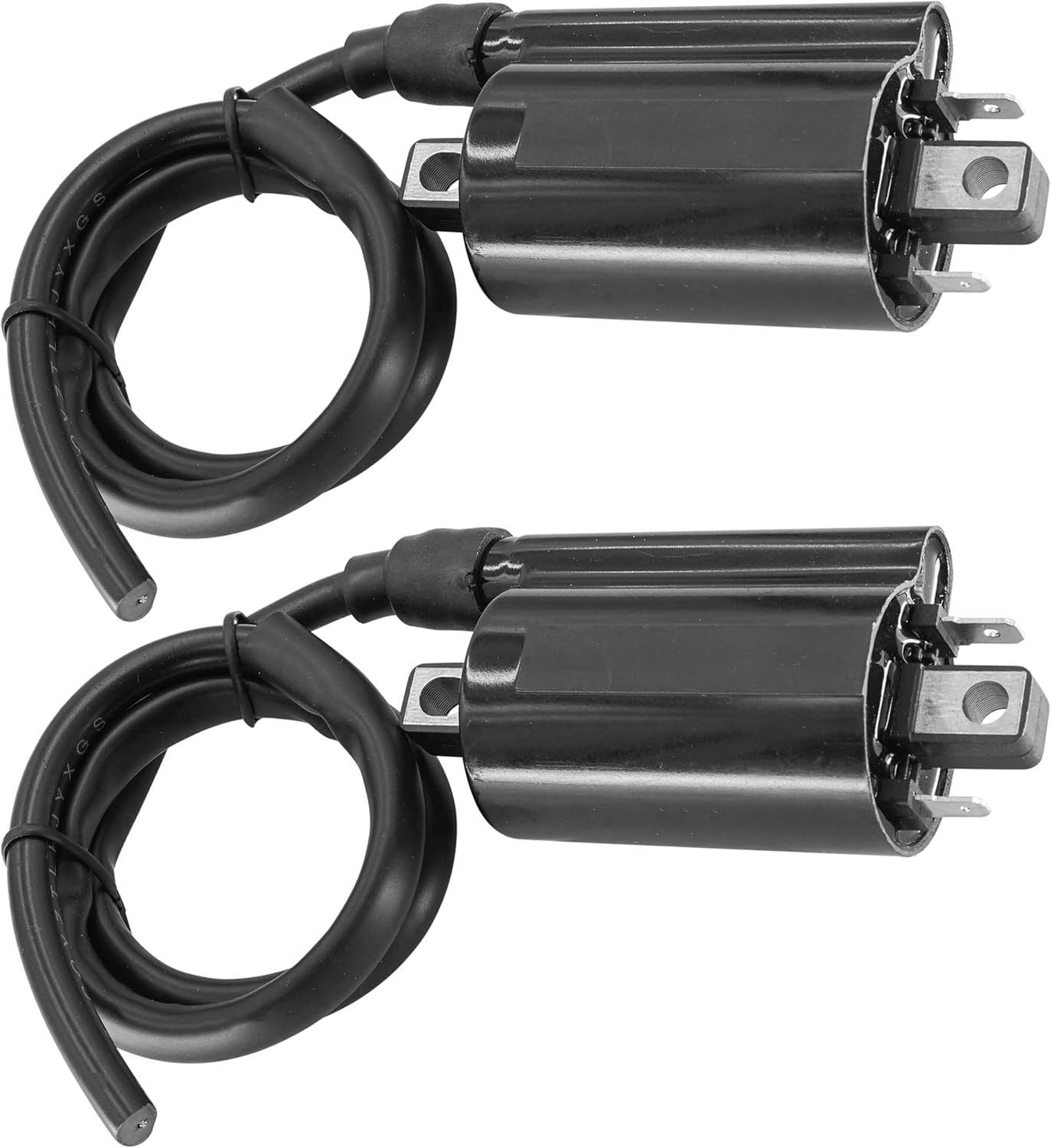 Caltric 2 Ignition Coil Compatible with Kawasaki Mule 4010 KAF620 2009 2010 2011-2020 Except Diesel