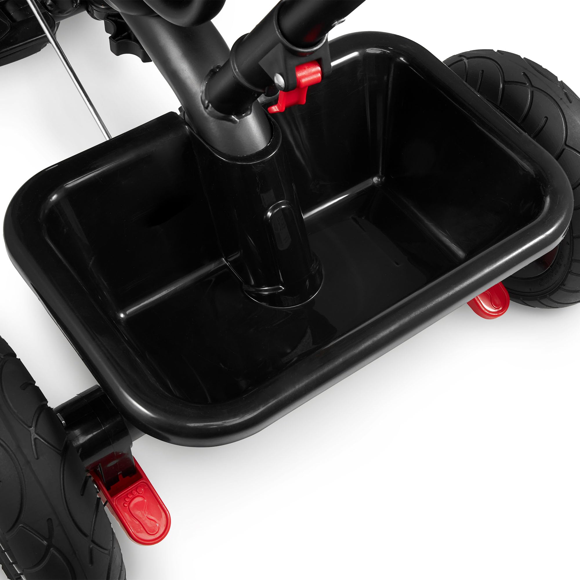 HyperMotion Triciclo Infantil con Manillar para Padres - Bici Bebé 1 Año Evolutiva hasta 20kg - Modelo Similar Kinderkraft con Barra de Empuje - Saltador Bebe Gris