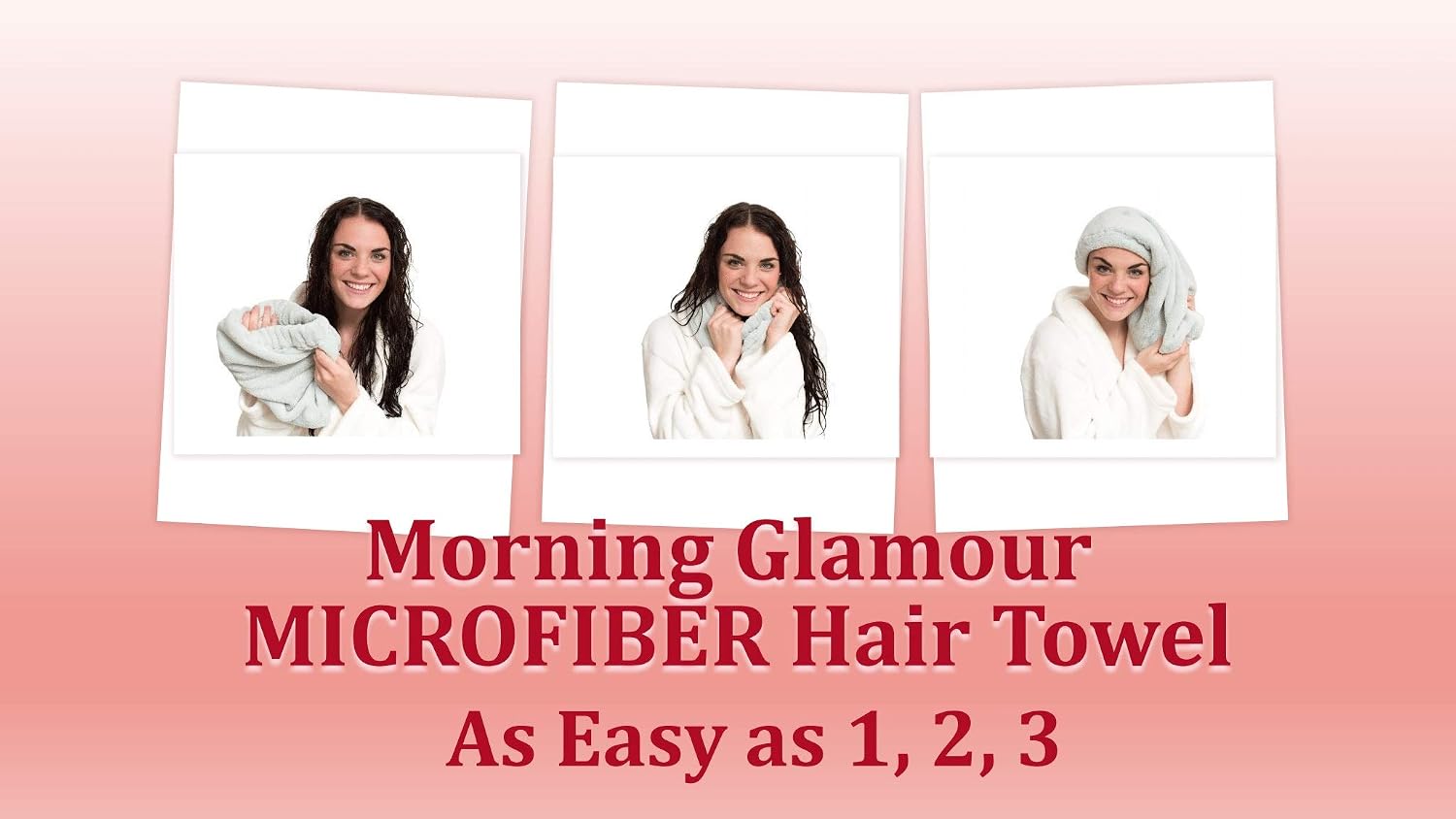 Microfiber Hair Towel-White