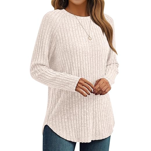 AUTOMET Womens Long Sleeve Shirts Fall Fashion Tops 2026 Blouses Dressy Sweaters Tunic Winter Clothes Casual Outfits