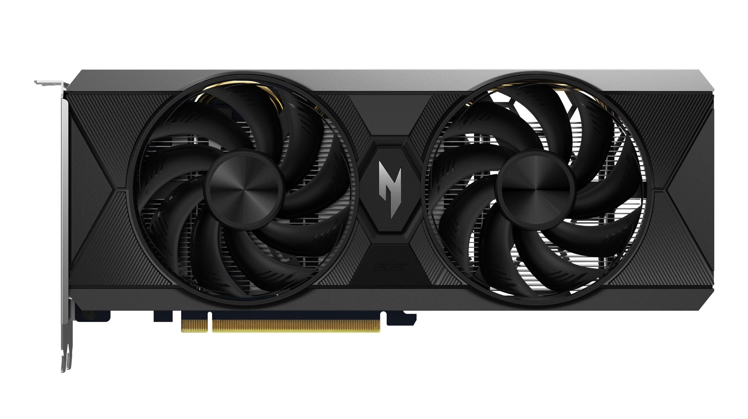 Acer Nitro Radeon RX 9060 XT OC - AMD Grafikkarte (16 GDDR6, 128 Bit, PCIe 5.0 x16, 1x HDMI 2.1a 2X DP 2.1b) 2X Nitro FrostBlade, 1x8 pin, Slot Space: 2