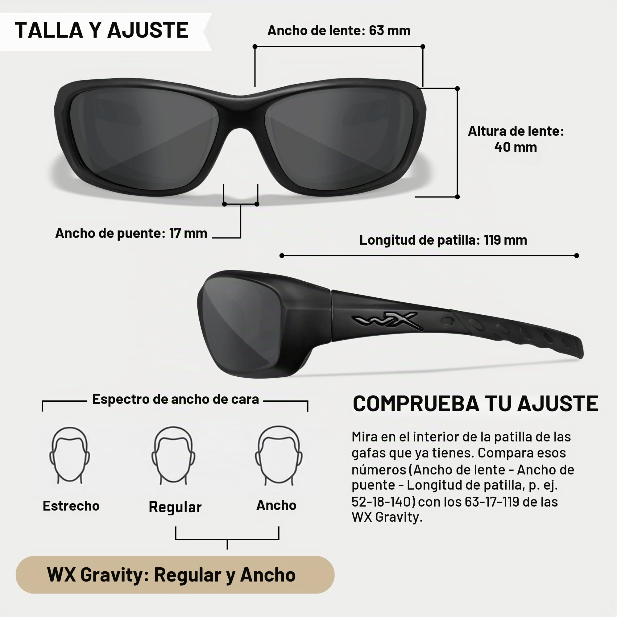 Wiley X Gafas de sol Wx Gravity