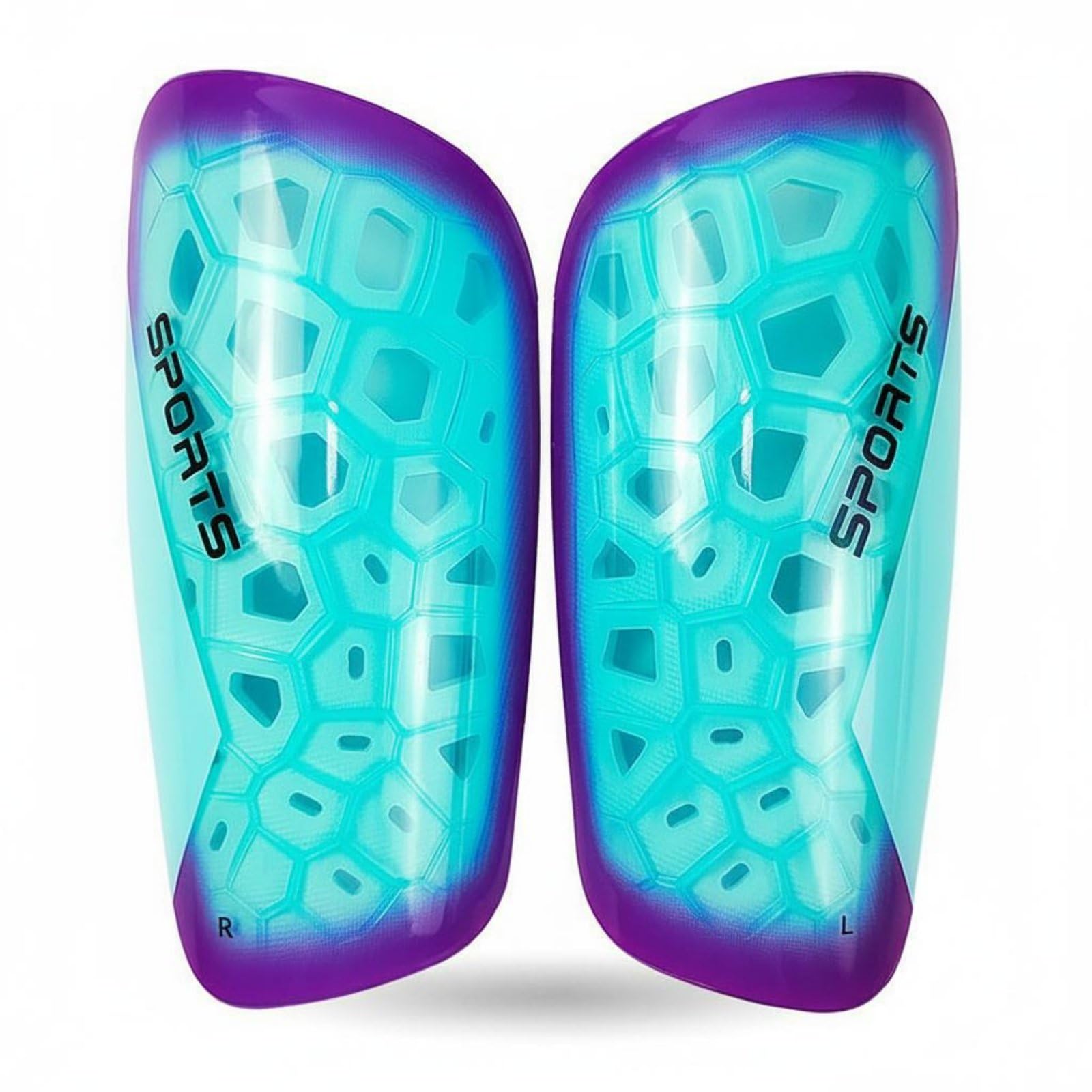 Soccer Shin Guard Shockproof Football Shin Pad Hard Shell Professional Soccer Leg Guard for Adults, Teens, Training, Blue Kids|Protective Gear-image-33