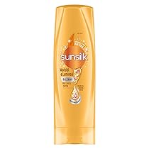 Sunsilk, Balsamo Morbidi e Luminosi, Balsamo Anticrespo, Dona Capelli Morbidi e Non Unti, Formula Active-Fusion con Olio di Argan e Mandorle, Cheratina e Biotina, 200 ml
