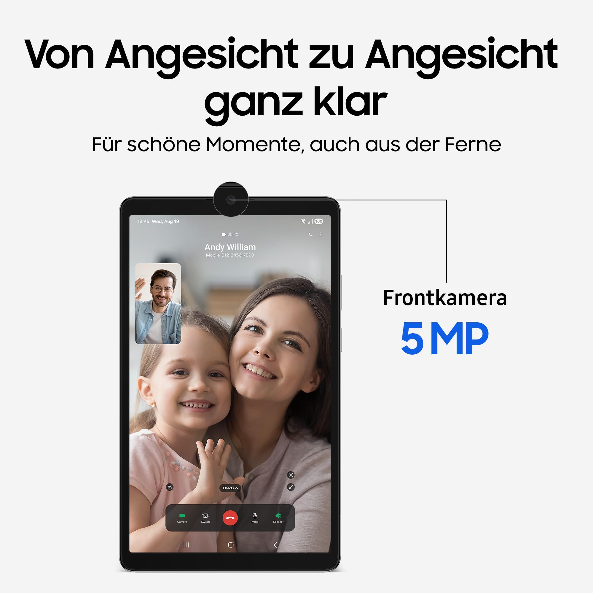 Samsung Galaxy Tab A11, Android Tablet, 8,7 Zoll Display mit 90 Hz Bildwiederholrate, 64 GB Speicher, 4 GB RAM, Dolby Dual-Lautsprecher, Gray, 3 Jahre Herstellergarantie [Exklusiv bei Amazon]