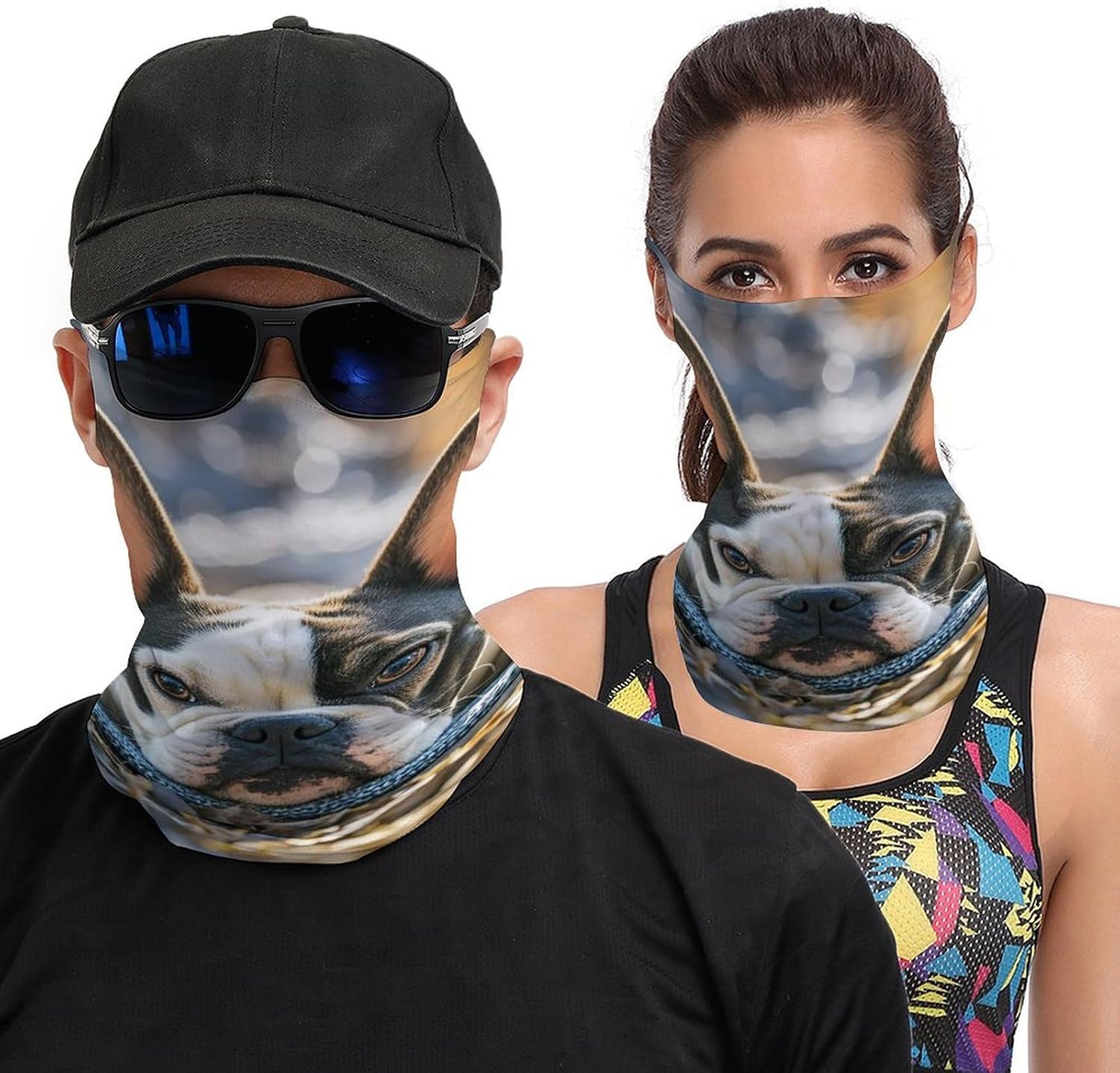 Multipurpose Neck Gaiter Lamb Balaclava Face Mask Scarf Headwear Breathable Face Cover