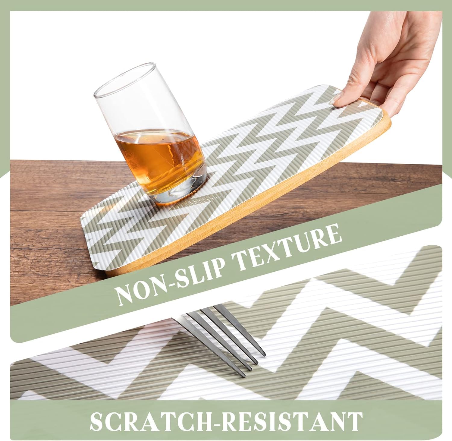 Star Work Non Adhesive Shelf Liners, Kitchen Cabinets,Non Slip Drawer Liners, Kitchen,Waterproof Cabinet Liners, (Cream Aztec,45 Cm X 5 M) - Ethylene Vinyl Acetate,Geometric — Amazon image 6