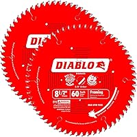 Vista 1 de Freud D0860S - Hoja de sierra circular Diablo de 8-1/2 pulgadas x 60 dientes con acabado fino con eje de 5/8 pulgadas