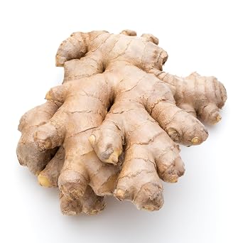 Fresh Organic Ginger Root Premium, Natural, and Versatile with Strong, Bold Flavor for Cooking, Tea, and More 5 Lb