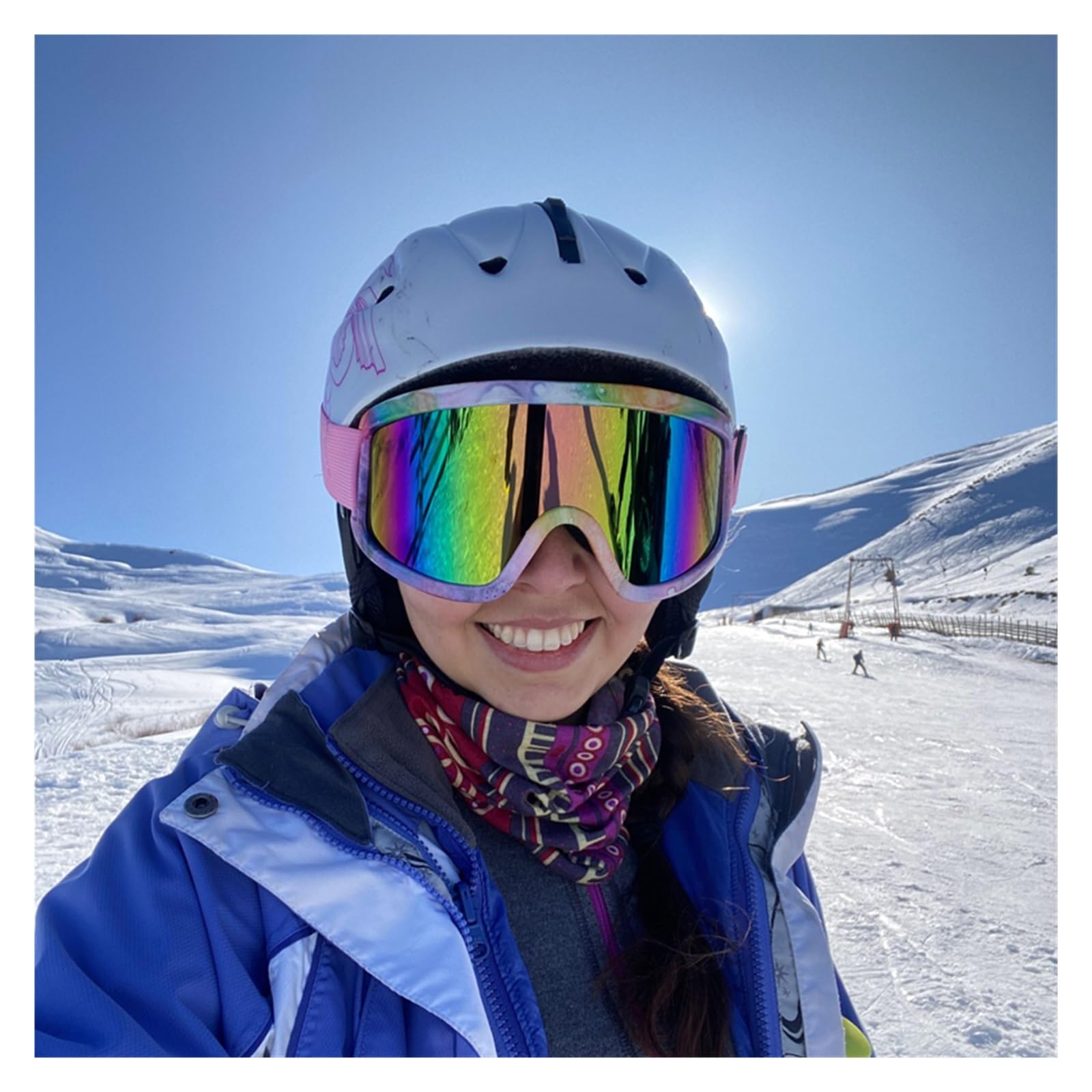 Okulary narciarskie - Gogle przeciwmgielne Gogle motocyklowe Zimowe okulary snowboardowe Okulary narciarskie Outdoor Sport Wiatroszczelna maska narciarska Gogle terenowe Gogle kaskowe Gogle Outd