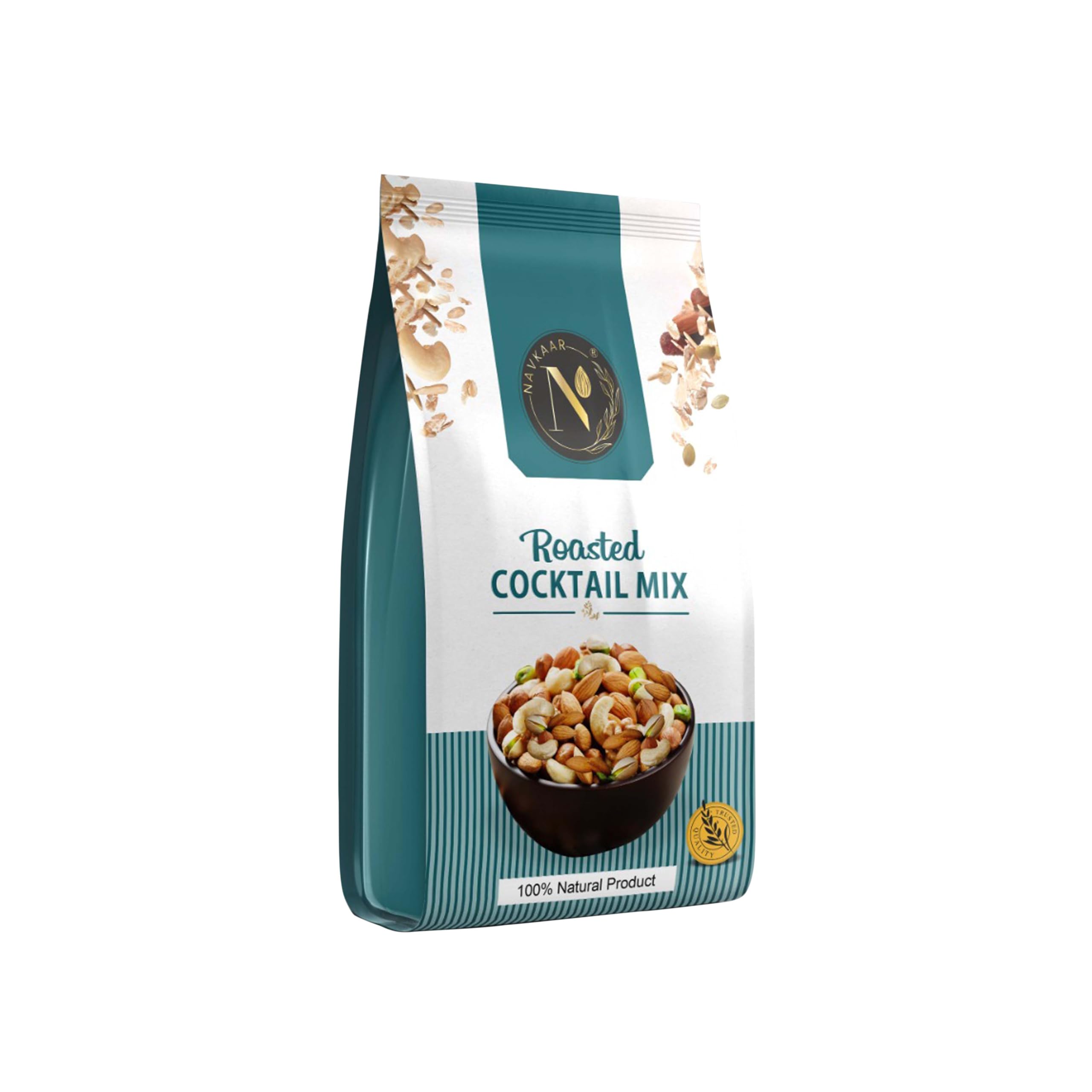 Navkaar Premium Salted Roasted Nuts Cocktail Mix Pack 200gm, Mixed Dry Fruits and Nuts - Almonds, Pistachios, Cashews & Black Raisins | Nuts Mix for Anytime Snacking Pack of 200gm (B0CWPBKFF7) Amazon Price History, Amazon Price Tracker