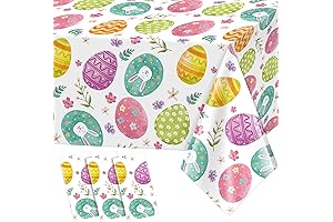 Charming Easter Ambiance with Plastic Tablecloth
