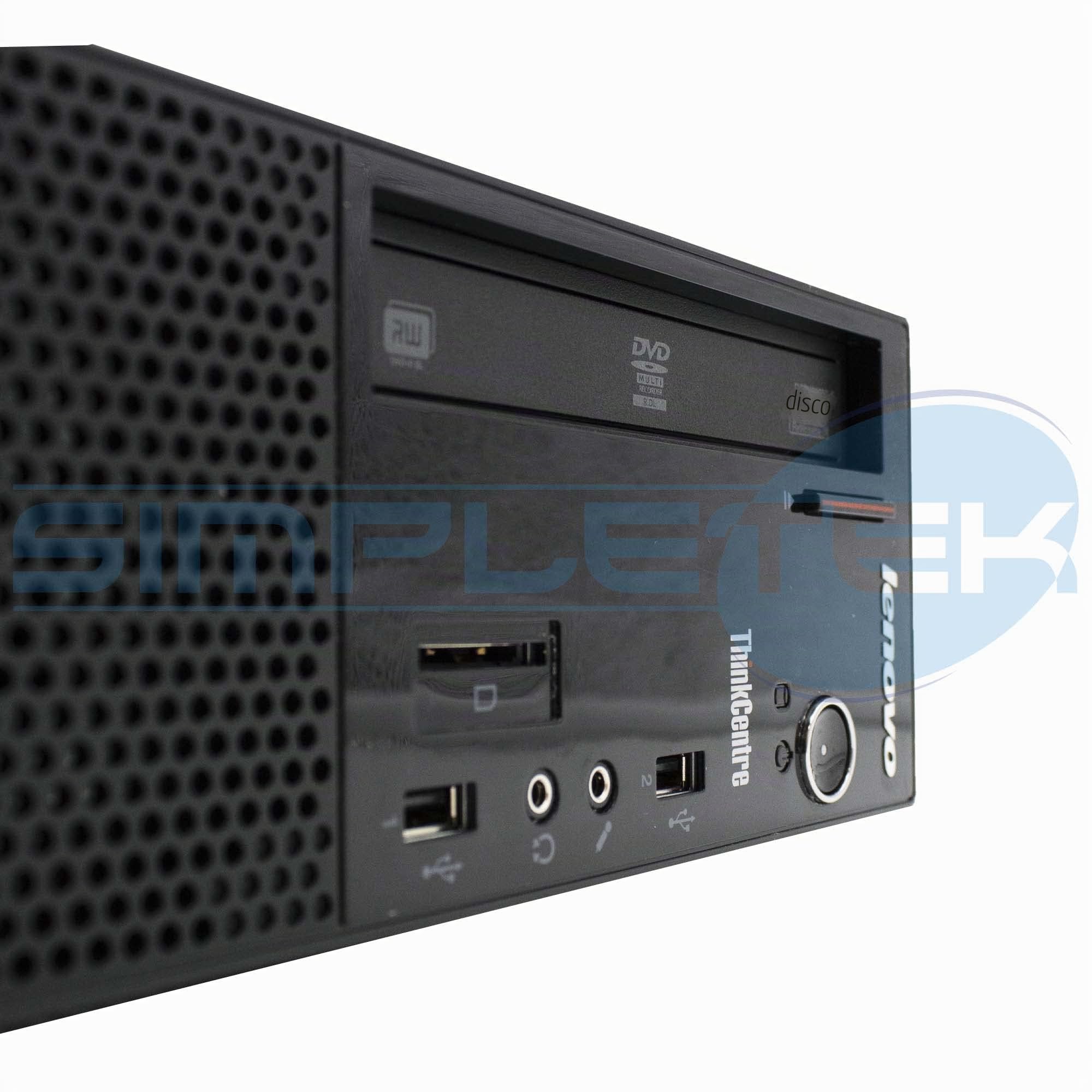 Lenovo COMPUTER FISSO E73 SFF i5 4430S fino a 3.2GHz Aziendale PC Desktop (Ricondizionato) (Con Antenna WiFi USB, 4GB RAM SSD 120GB)