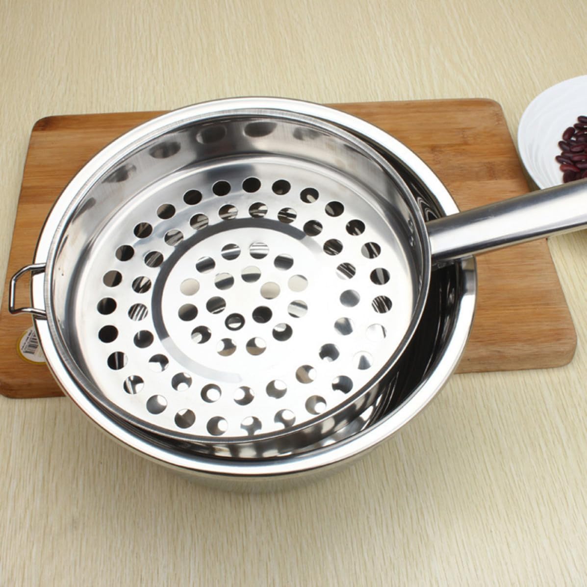 Stainless Steel Cooling Ladle Skimmer Spoon for Hot Pot Serving